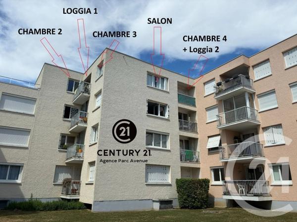 Appartement F4 à vendre  4 pièces - 97,33 m 2   LAGNY SUR MARNE  - 77