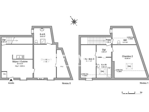 Location Maison 3 pièces 105.74 m² - 22 RUE ANDRE DUCHESNE L'ile Bouchard 37220