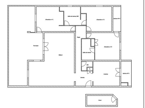 Appartement 4 pièces - 135 m²