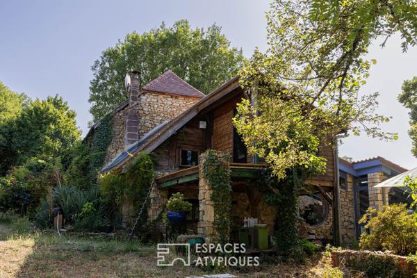 Maison atypique et son atelier d’artiste