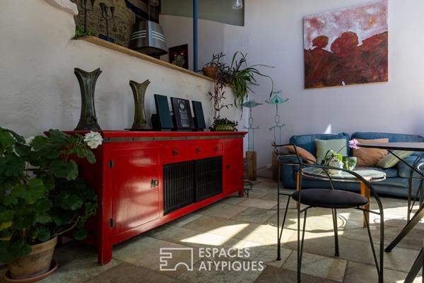 Maison atypique et son atelier d’artiste