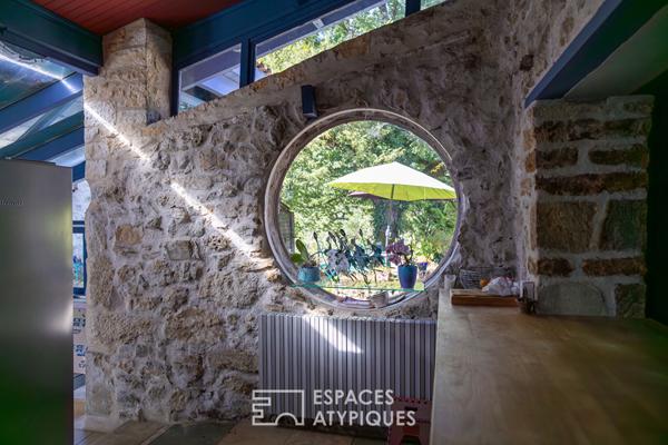 Maison atypique et son atelier d’artiste