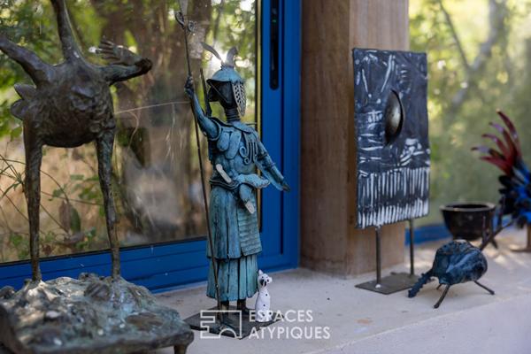 Maison atypique et son atelier d’artiste