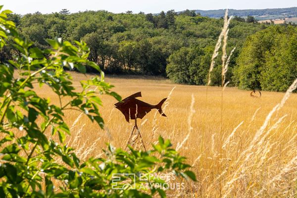 Maison atypique et son atelier d’artiste