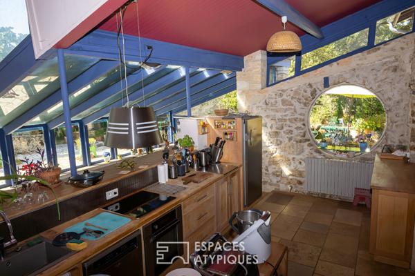 Maison atypique et son atelier d’artiste