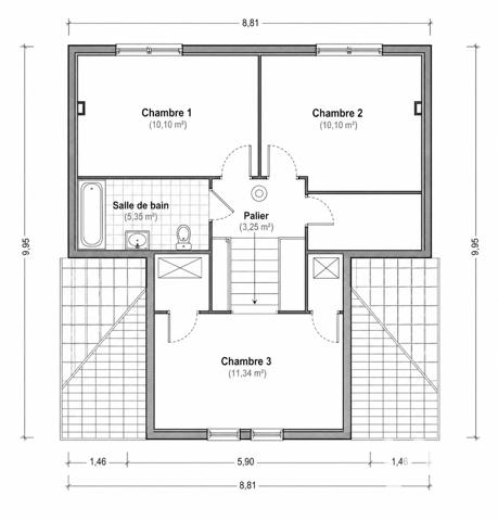 Maison à vendre 6 pièces 90 m² Dammartin-en-Goële
