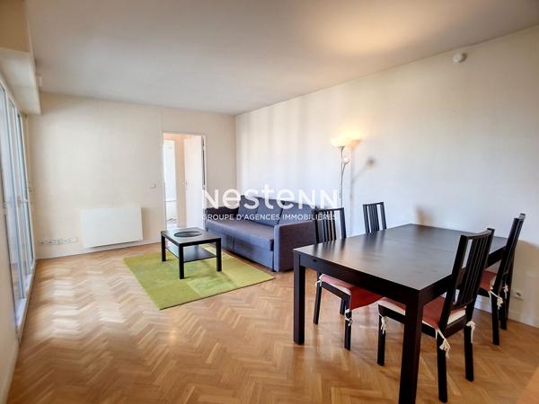 Montigny-le-Bretonneux centre-ville : Appartement MEUBLÉ deux pièces avec balcon et box