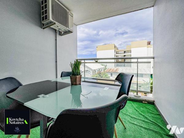 Saint-Denis, charmant appartement T2 de 33,61 m² vendu meublé