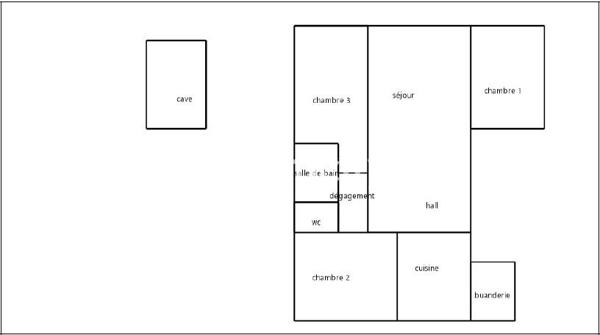 Appartement 3 pièces - 71 m² Exclusivité efficity