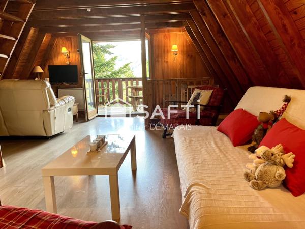 CHALET MEUBLE 4 PIECES 55 M2 USTOU/GUZET NEIGE