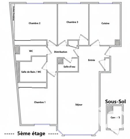 Appartement à vendre 4 pièces 91 m² Lyon 6