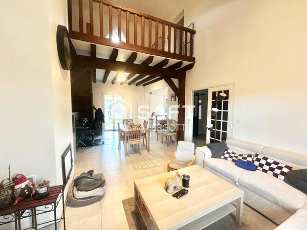 Charmante maison de 126 m² sur sous-sol semi-enterré