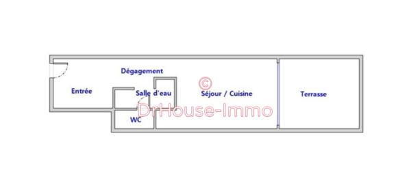 Appartement à vendre 1 pièce de 20 m²