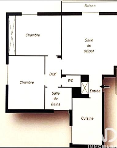 Appartement à vendre 3 pièces 50 m² Villepinte