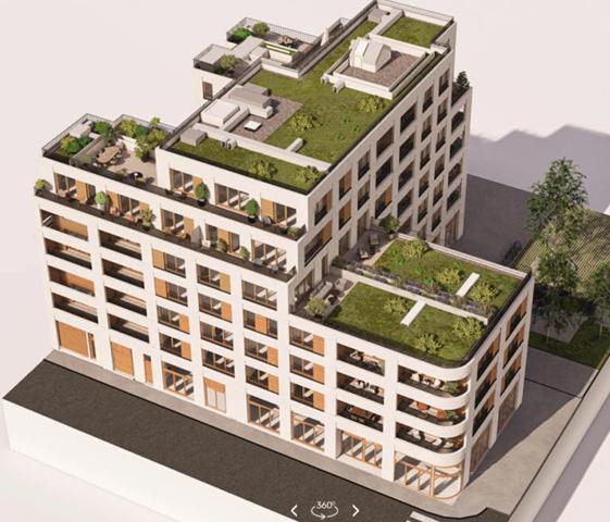 appartement T5 DUPLEX neuf à vendre PARIS 18e, surface habitable 102.50 m2 + terrasse 82.10 m2.