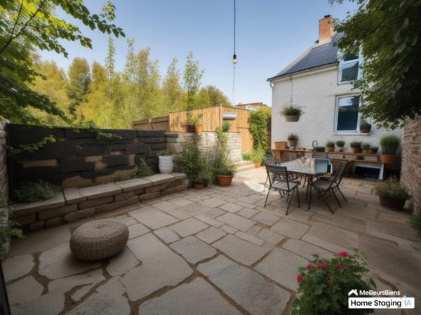 Maison de bourg 2 chambres avec jardin et garage