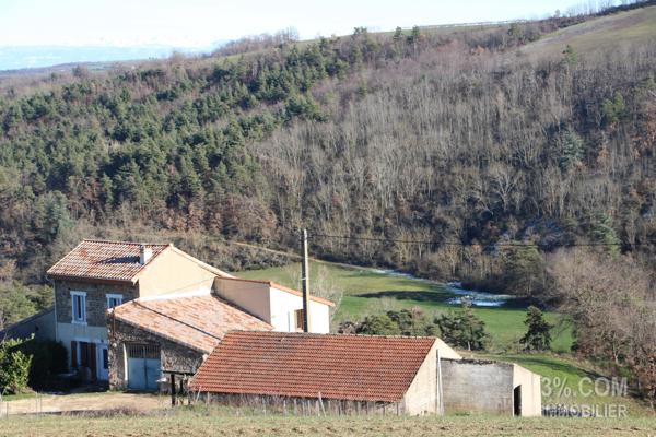 Maison en pierres en cours de rénovation Colombier-le-Jeune (07270)