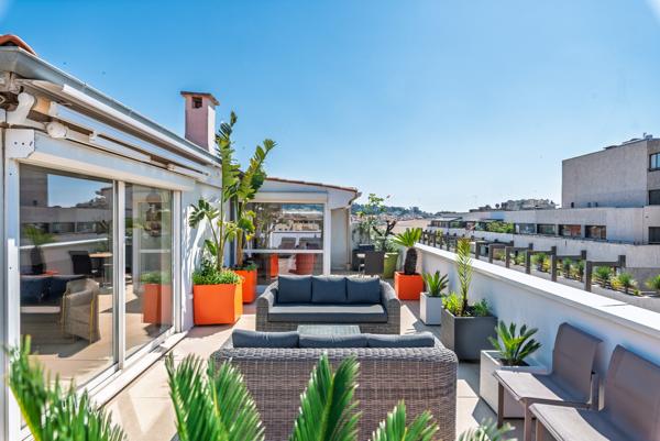 Cannes-Banane : Rare, penthouse vue mer et Suquet , 3 chambres et grande terrasse