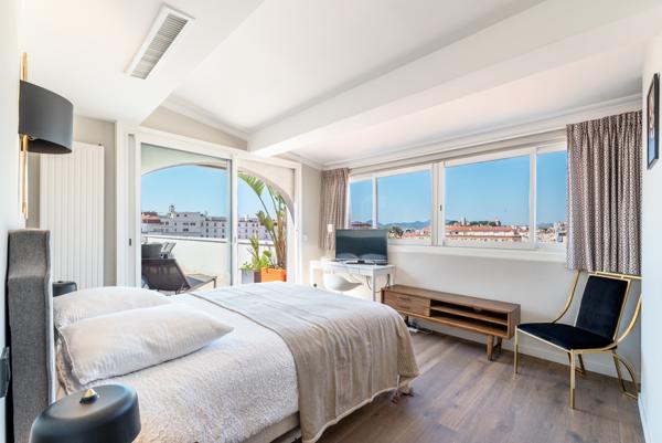 Cannes-Banane : Rare, penthouse vue mer et Suquet , 3 chambres et grande terrasse