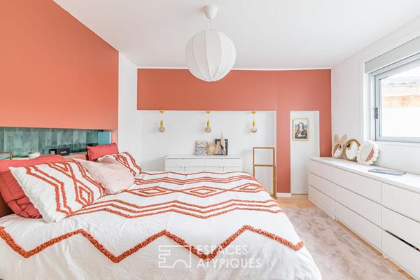 Ancienne grange réhabilitée en loft avec rooftop panoramique à Eysines