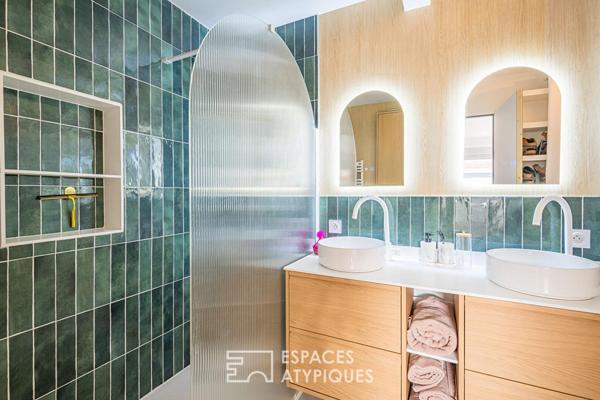 Ancienne grange réhabilitée en loft avec rooftop panoramique à Eysines