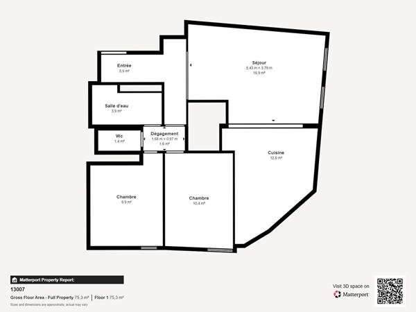Appartement MORANGIS 3 pièces 68.69 m²