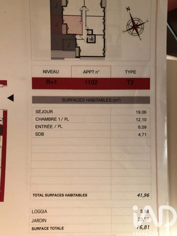 Appartement à vendre 2 pièces 42 m² Nantes