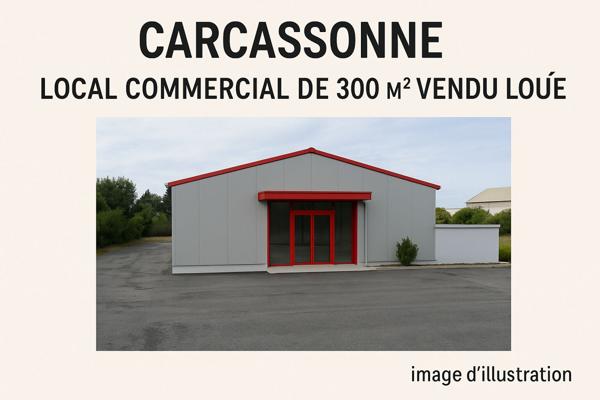 Locataire en place - Bail 3 6 9 - Carcassonne La Bouriette - Local pro 300 m² loué
