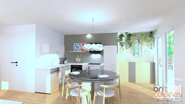 Appartement T2 à vendre  2 pièces - 59,68 m2 ST RENAN - 29