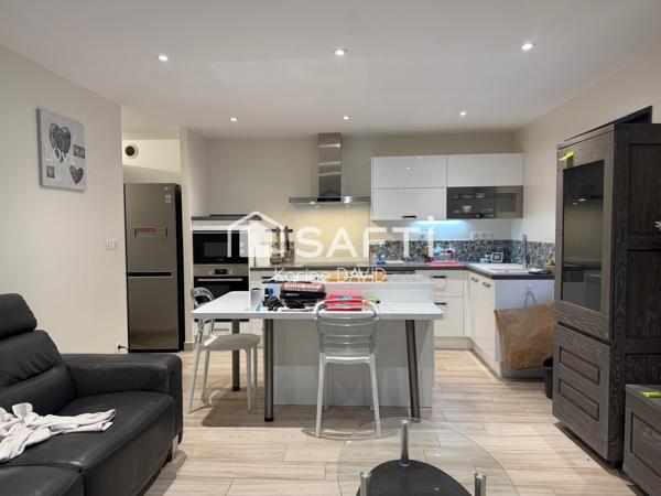 T2 + véranda, garage et place de parking