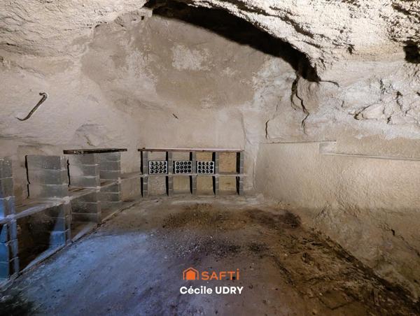 Charmante maison tourangelle et sa belle cave troglodyte