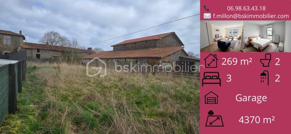 Corps de ferme de 269,43 m²