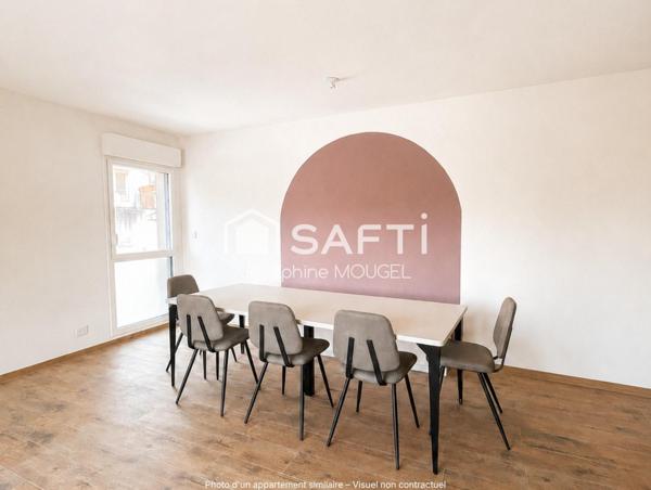 RARE : Appartement T3 avec terrasse et jardin dans résidence neuve à 5 minutes à pieds du lac et du centre-ville.