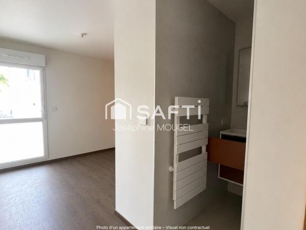 RARE : Appartement T3 avec terrasse et jardin dans résidence neuve à 5 minutes à pieds du lac et du centre-ville.