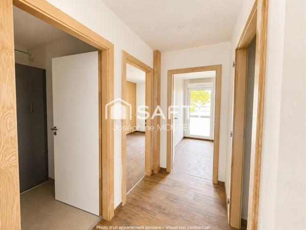 RARE : Appartement T3 avec terrasse et jardin dans résidence neuve à 5 minutes à pieds du lac et du centre-ville.