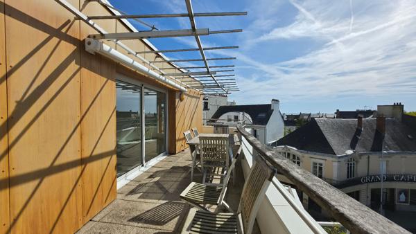 Appartement Saint Nazaire 5 pièce(s) 107 m2, terrasse avec aperçu mer, ascenseur, double garage, cave