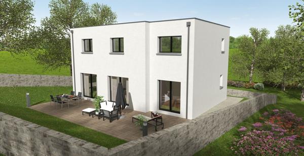 Terrain + Maison à vendre 5 pièces - 124 m²