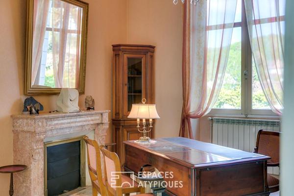 Maison de maître avec grand jardin en coeur de ville