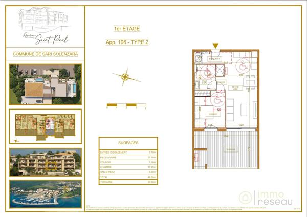 Appartement neuf à SOLENZARA (20145)