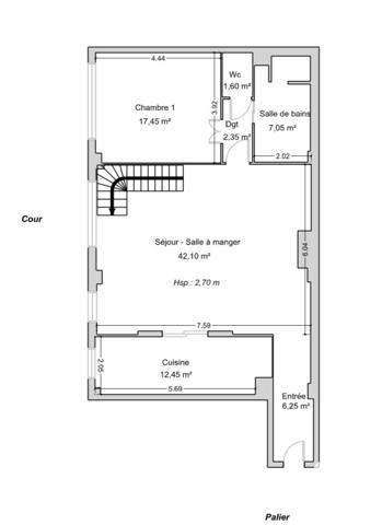 Appartement à vendre 6 pièces 163 m² La Garenne-Colombes