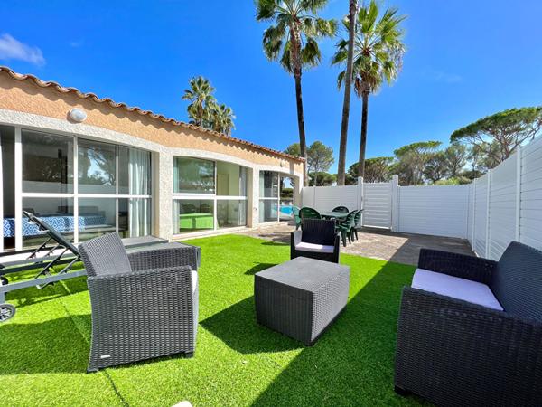 Rez de jardin 3 pièces de 60m² dans une résidence avec piscine et complexe sportif