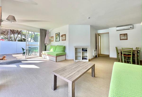 Rez de jardin 3 pièces de 60m² dans une résidence avec piscine et complexe sportif