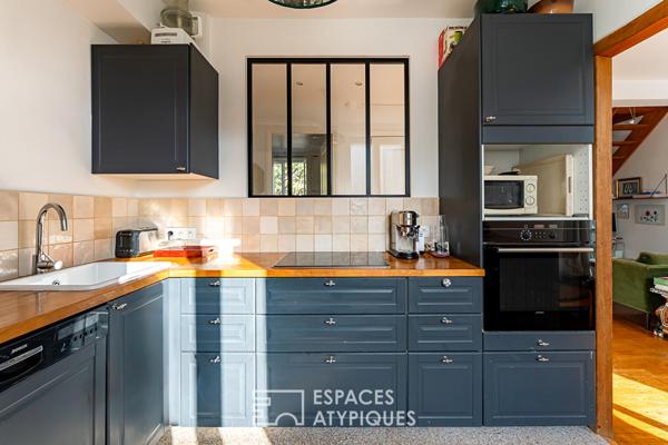 Esprit maison pour ce duplex en dernier étage d’une maison de 1870