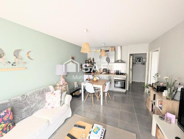 Appartement T2 de 41 m²  avec parking sécurisé