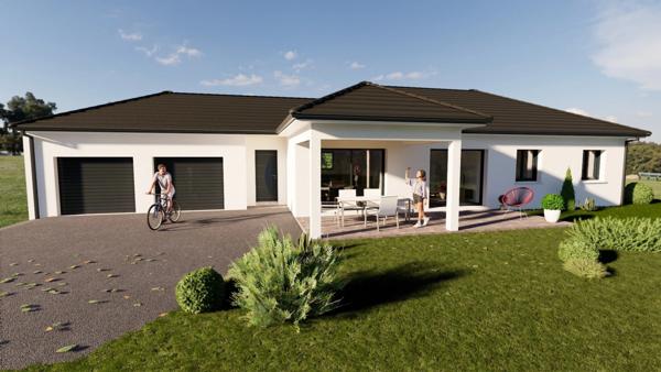 Maison neuve, Serres-Castet, 4 chambres, 615m² jardin, SERRES CASTET (64)