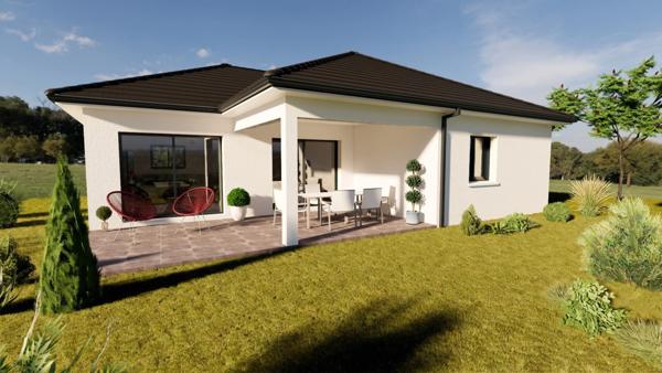 Maison neuve, Serres-Castet, 4 chambres, 615m² jardin, SERRES CASTET (64)