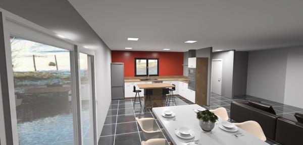 Maison neuve, Serres-Castet, 4 chambres, 615m² jardin, SERRES CASTET (64)