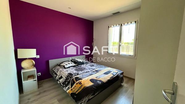 Maison de 2019, 110 m2 habitable, piscine, climatisation.