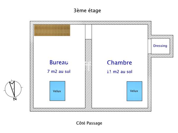 Appartement 3 pièces - 39 m² Exclusivité efficity