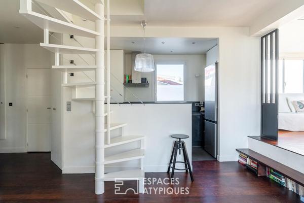 Dernier étage en duplex avec véranda et terrasse